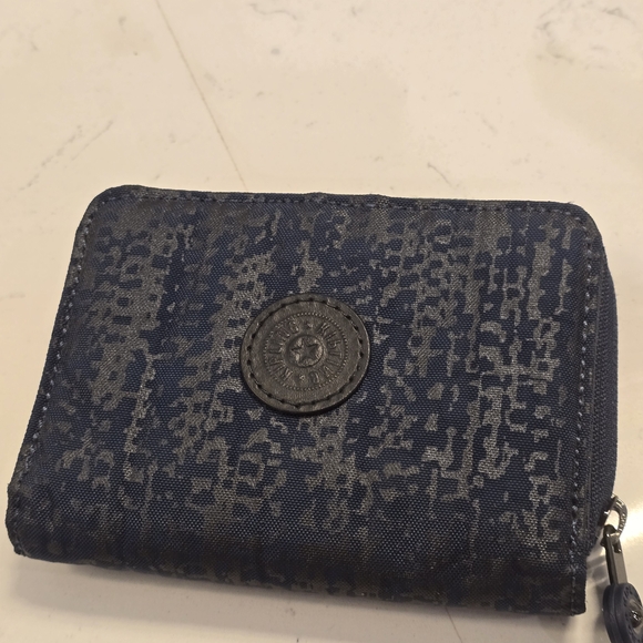 Kipling Navy and Charcoal Wallet - Picture 1 of 8
